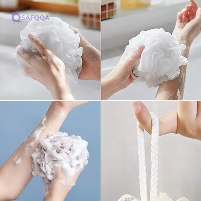 Generic Bath Loofah for Skin Cleaning - Comfortable and Soft Body • Helps create rich lather with body wash or soap - Safqqa
