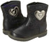 Sprox Mixed Media Stitched-Heart Detail Side-Zip Mid-Calf Boots for Girls - Safqqa Egypt