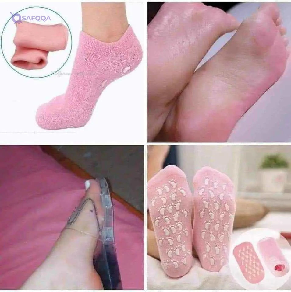 Eagle Shop - Silicone Socks For Cracked Feet, Super Soft, Gel - Safqqa Egypt