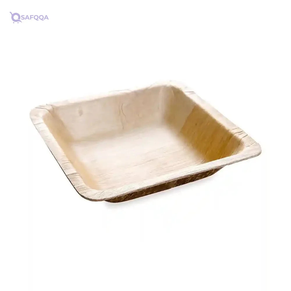 Restaurantware-7 x 7 Inch Bamboo Leaf Plates, 50 Disposable Bamboo Plates - Sustainable, heavy-duty, Bamboo Leaf Bamboo Salad Plates, For Parties, Wedding Banquets Or Catered Events - Safqqa