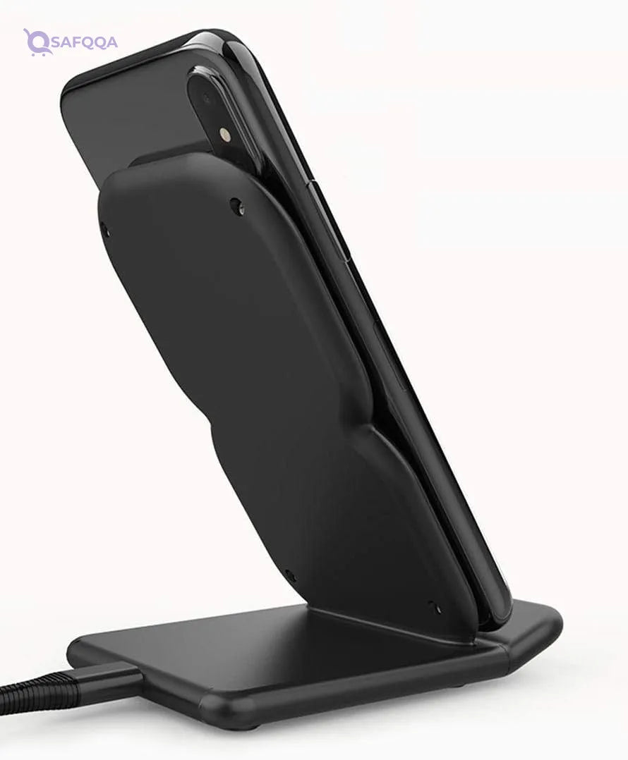 XO Wireless Charging Dock - WX003 - Matt Black - Safqqa