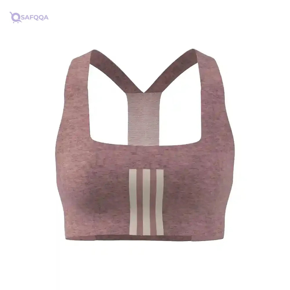 Adidas PWI Wonder Mauve Training Workout Bra – Medium Support for Women - Safqqa