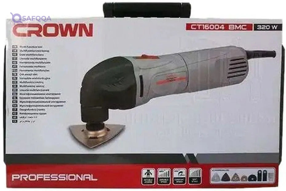Crown Angle Grinder 320W – Model CT16004 - Safqqa