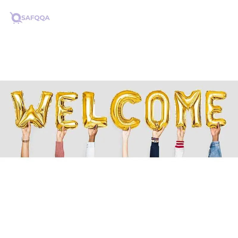 Foil Large Balloon Can Fills With Air Or Helium High Quality Materials Specially Made For Celebration Party Decoration Set Of 7 Pieces - Gold - Safqqa