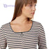 Splash Front Zip-Up Square Neck Top Blouses for Women - Safqqa Egypt