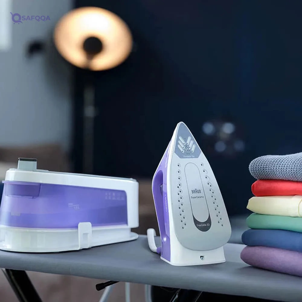 Braun CareStyle IS1014 Steam Generator Iron – 2200W, 1.5L Tank, FreeGlide 3D Technology - Safqqa