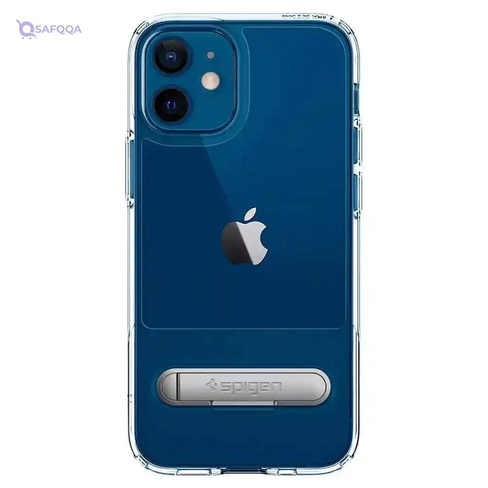 Spigen Slim Armor Essential S designed for iPhone 12 Mini case cover (5.4 inch) - Crystal Clear - Safqqa Egypt