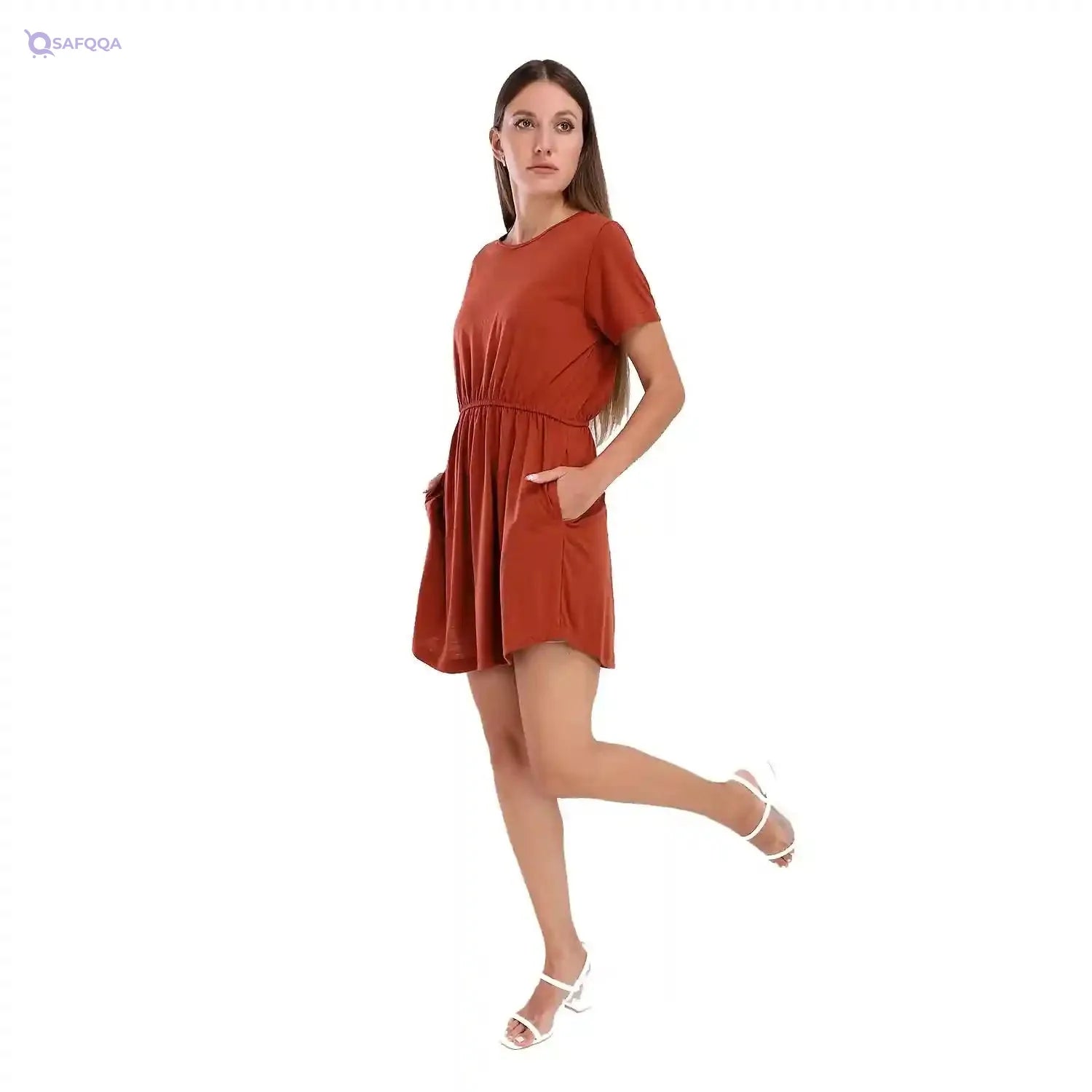 JAMILA Women Women Full Sleeves Elasticated Waist Blouses For Womens - Safqqa Egypt