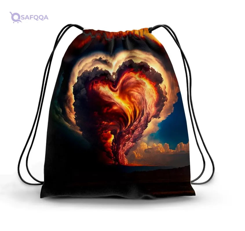 TAT DRAWSTRING BAG - 758, MultiColor, Large - Safqqa
