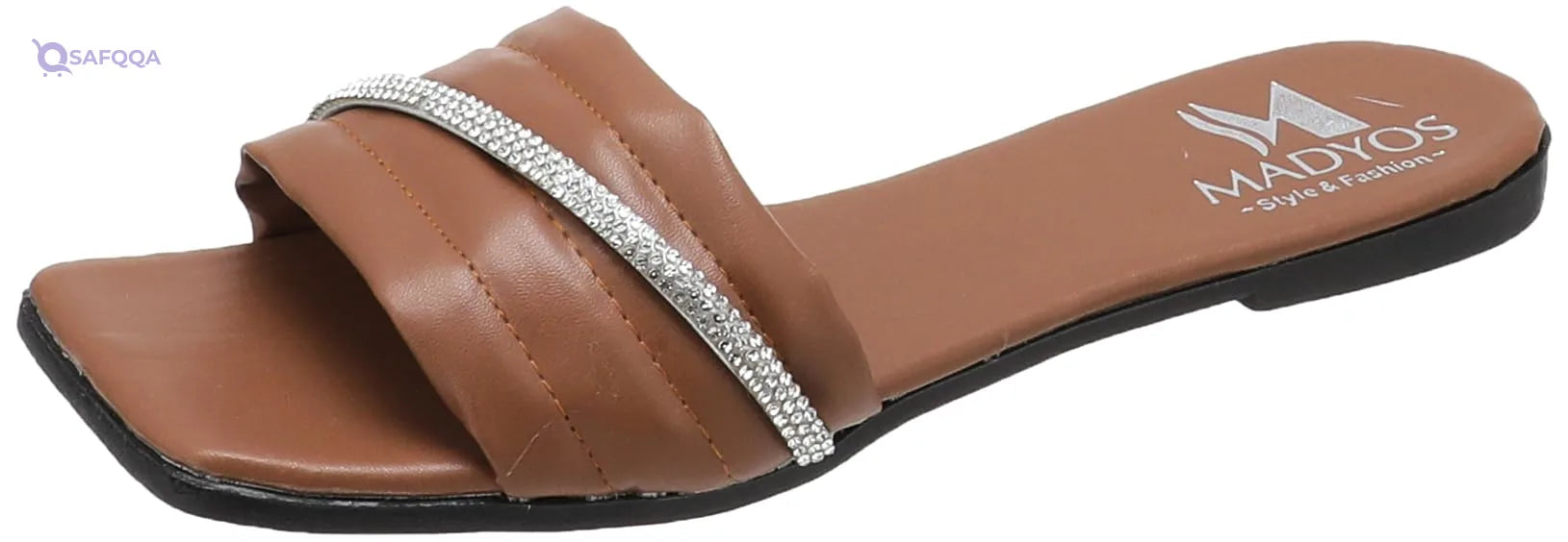 MADYOS Slippers For Womens Cafe Lightweight and flexible sole - Safqqa