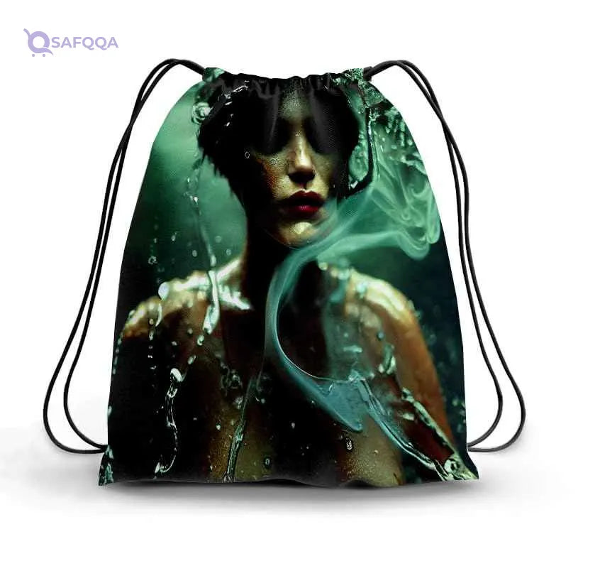 TAT Women’s MultiColor Drawstring Backpack – Stylish & Practical, Perfect for On-the-Go - Safqqa Egypt
