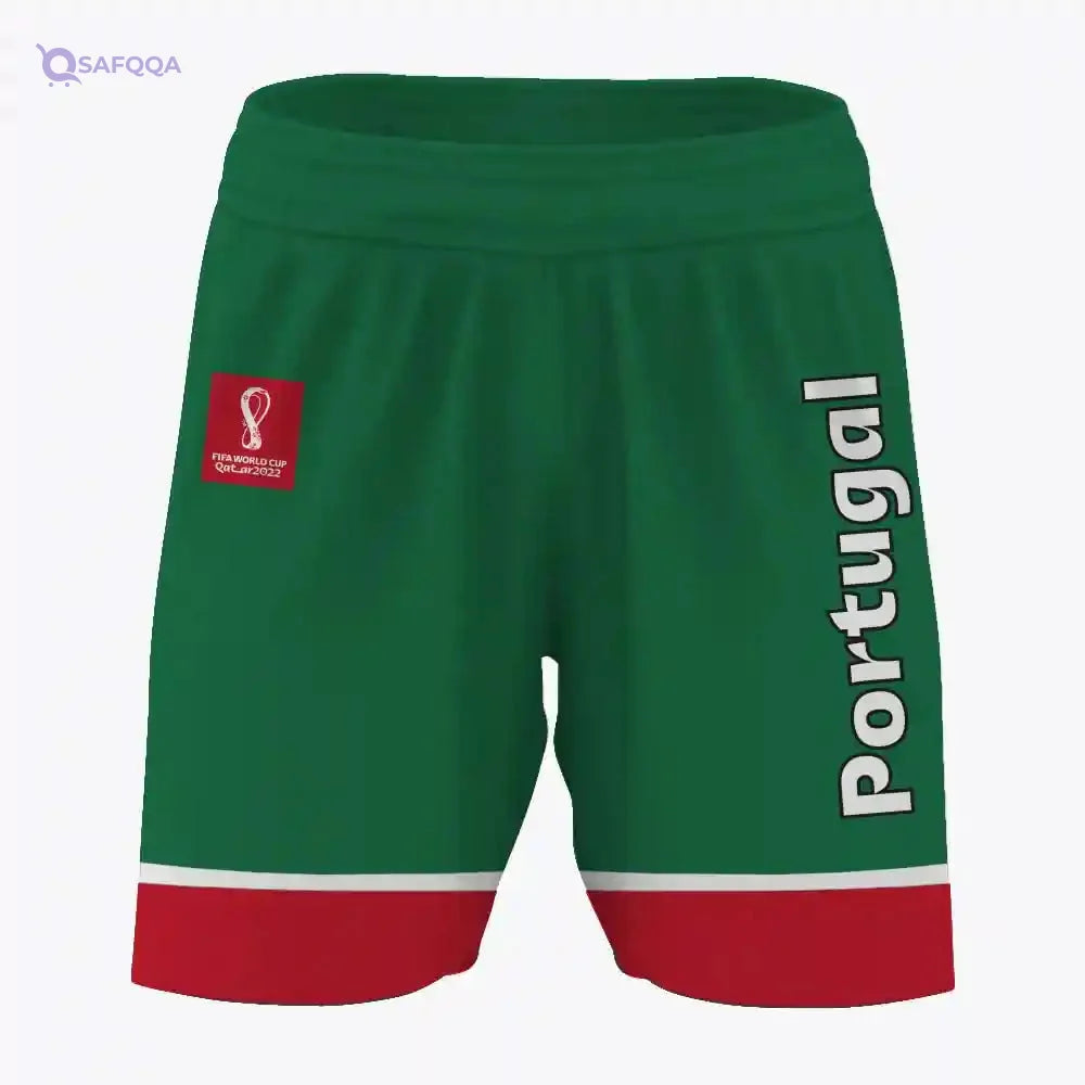 FIFA World Cup Qatar 2022 Portugal Boys’ Shorts - Safqqa