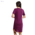 offcliff Women Deep Round Neck Comfy Sleepshirt With Lace Detailing NIGHTGOWN_NIGHTSHIRT - Safqqa Egypt