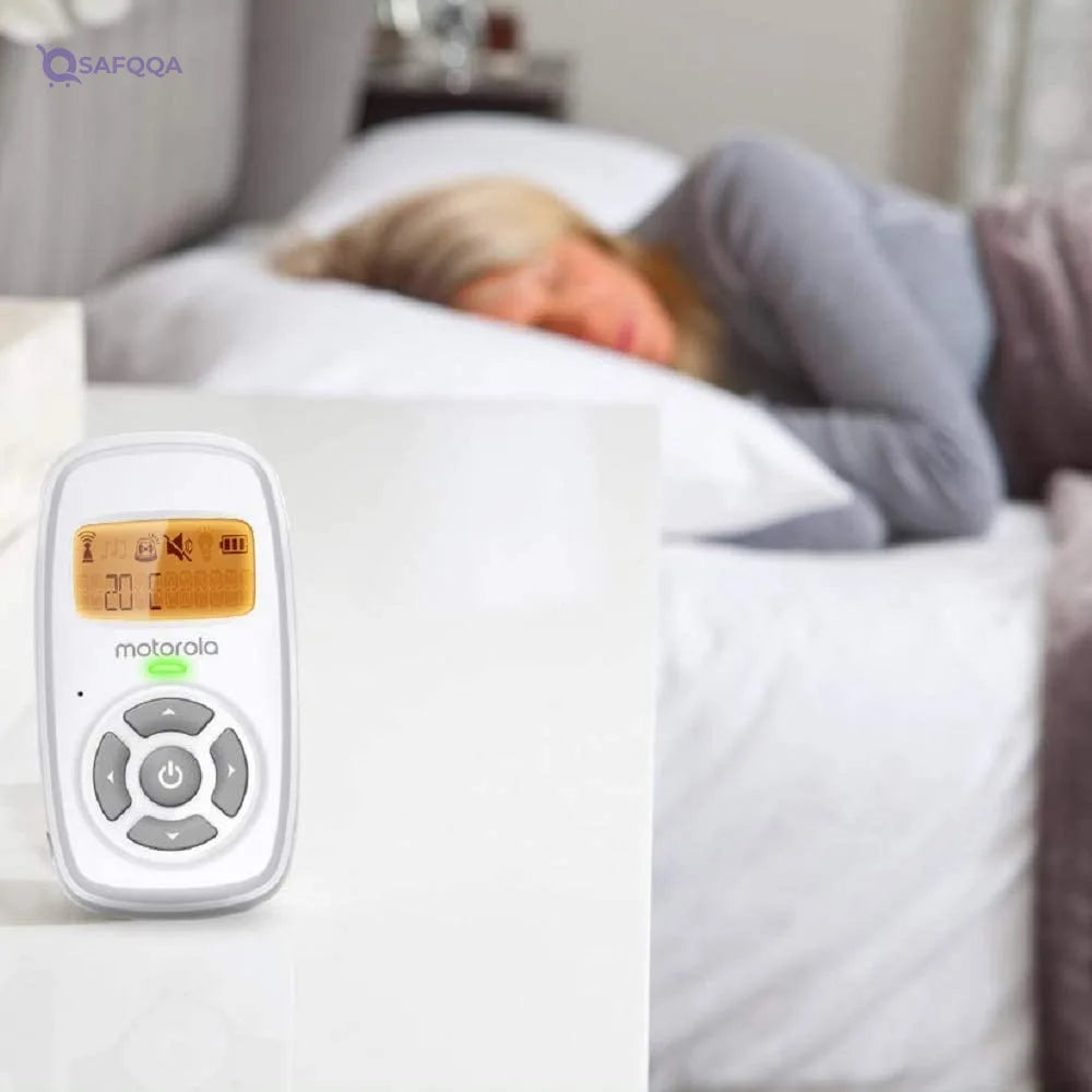Motorola Step-Up Digital Audio Baby Monitor – With Room Temperature Display - Safqqa