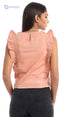 Ravin Women Ruffled & Stitched Details Sleeveless Top Blouse - Safqqa Egypt