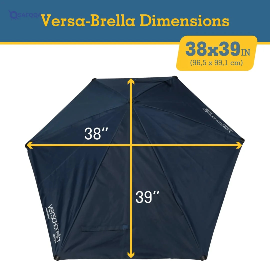 Sport-Brella Versa-Brella SPF 50+ Adjustable Umbrella with Universal Clamp - Safqqa
