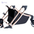 TEKNUM Feather Lite Traveller A1 Lightweight Stroller Air TravelFive Point Safety Harness Removable Cannopy 360 Degree Swivel Wheels  One Touch Brake Newborn Baby 0 -4Years -Black - Safqqa