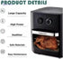Sokany AF-003 Super Air Fryer 12L – 1700W Powerful Digital Air Fryer (Light Scratches) - Safqqa