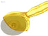Freecook Pizza Cutter ,Yellow ,Sharp Stainless Steel Blade For Easy Cutting - Safqqa