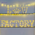 Spaceshoop Small illuminated Alphabet Letter Lights, Battery Operated, White Color - Safqqa