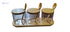Flamer Spice Seasoning Box Set – 3 Glass Containers with Wooden Lids - Safqqa