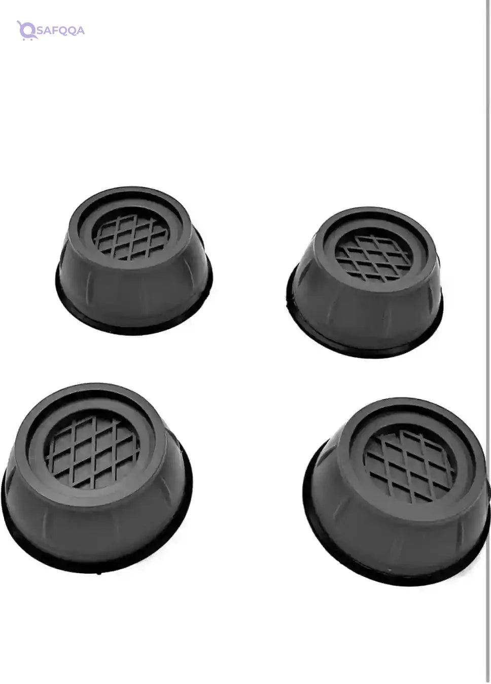 Generic Rana Store 4 Piece Washing Machine Mount Kit - Black - Safqqa