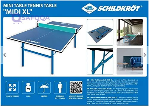 Donic Shield Crott Medium-Sized Table Tennis Table - Safqqa
