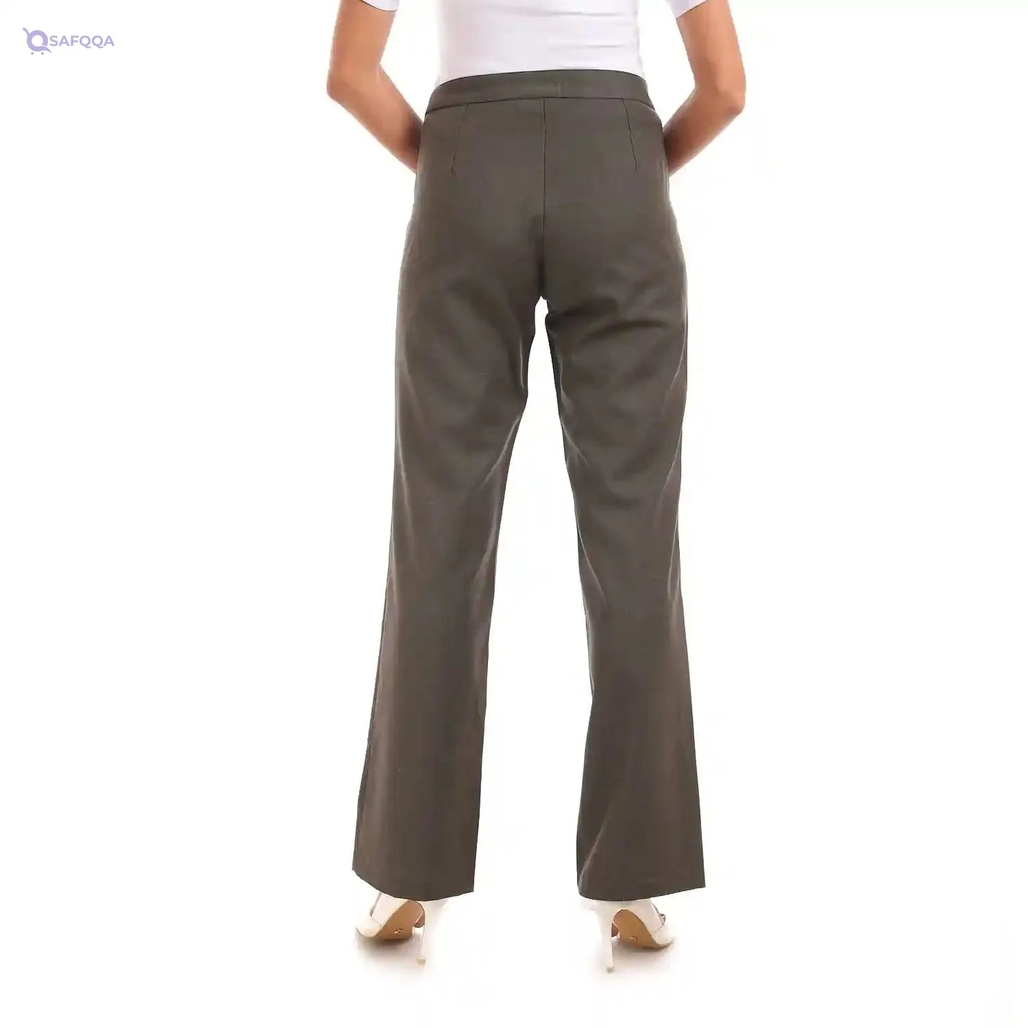 esla_Side Pockets Classic Pants_Oily_size 3 - Safqqa Egypt