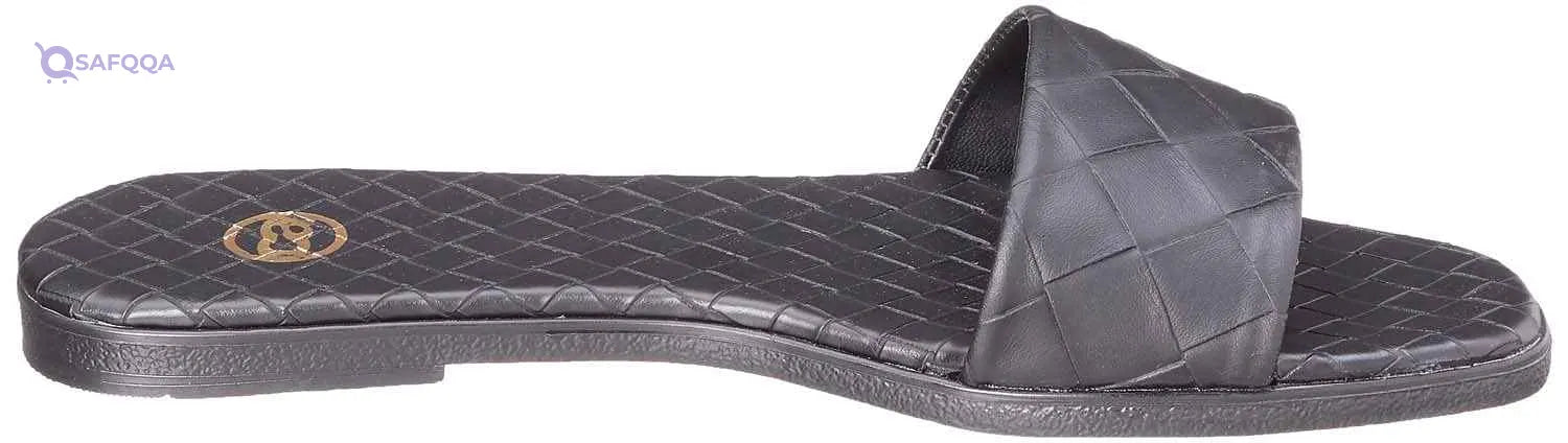 Club Aldo Square-Toe Basket-Weave Slide Slippers For Women - Safqqa Egypt