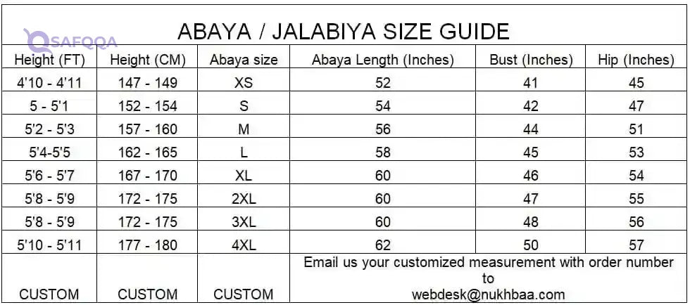 Nukhbaa Premium Abaya – Elegant Modest Wear for Women - Safqqa