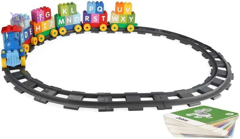 Dubie The Alphabet Train - 71 Pieces and 26 Learning Cards - Safqqa Egypt