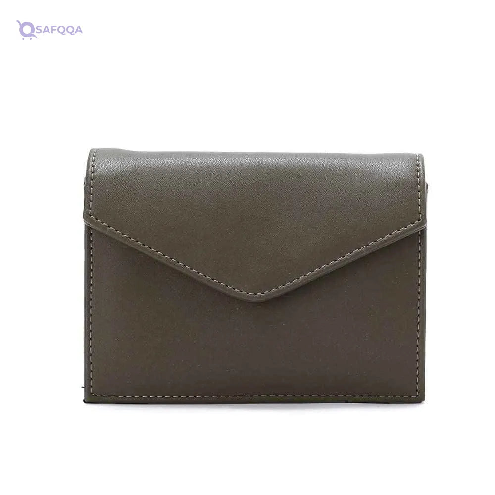 TGS Lisa Leather Bag For Women and Girls - Olive - Safqqa Egypt
