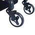 TEKNUM Feather Lite Traveller A1 Lightweight Stroller Air TravelFive Point Safety Harness Removable Cannopy 360 Degree Swivel Wheels  One Touch Brake Newborn Baby 0 -4Years -Black - Safqqa