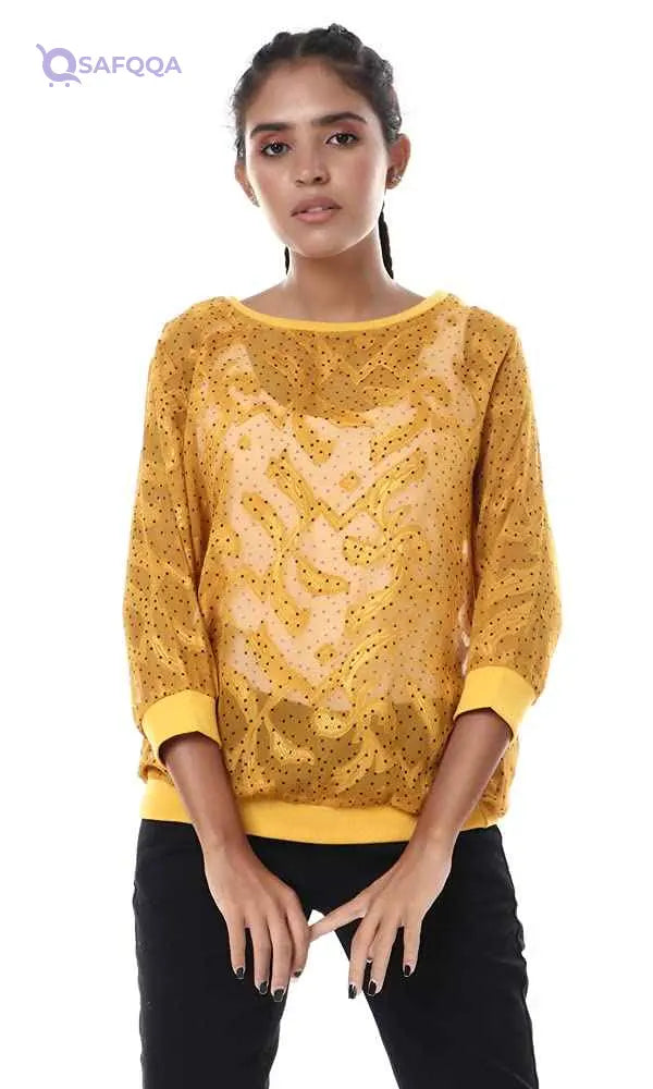 Ravin 57059 Long Sleeve Blouse For Women - Safqqa Egypt