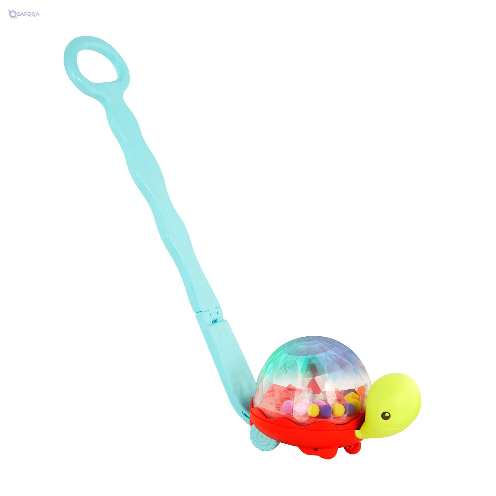 B.Toys Turtle Push Walker with Popping Balls - Safqqa