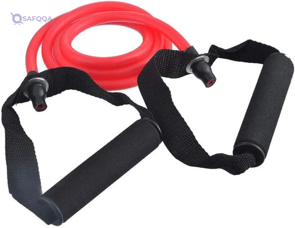 Fitness Exercise Resistance Bands Stretch Elastic Rope Workout Yoga Rally - Red - Safqqa
