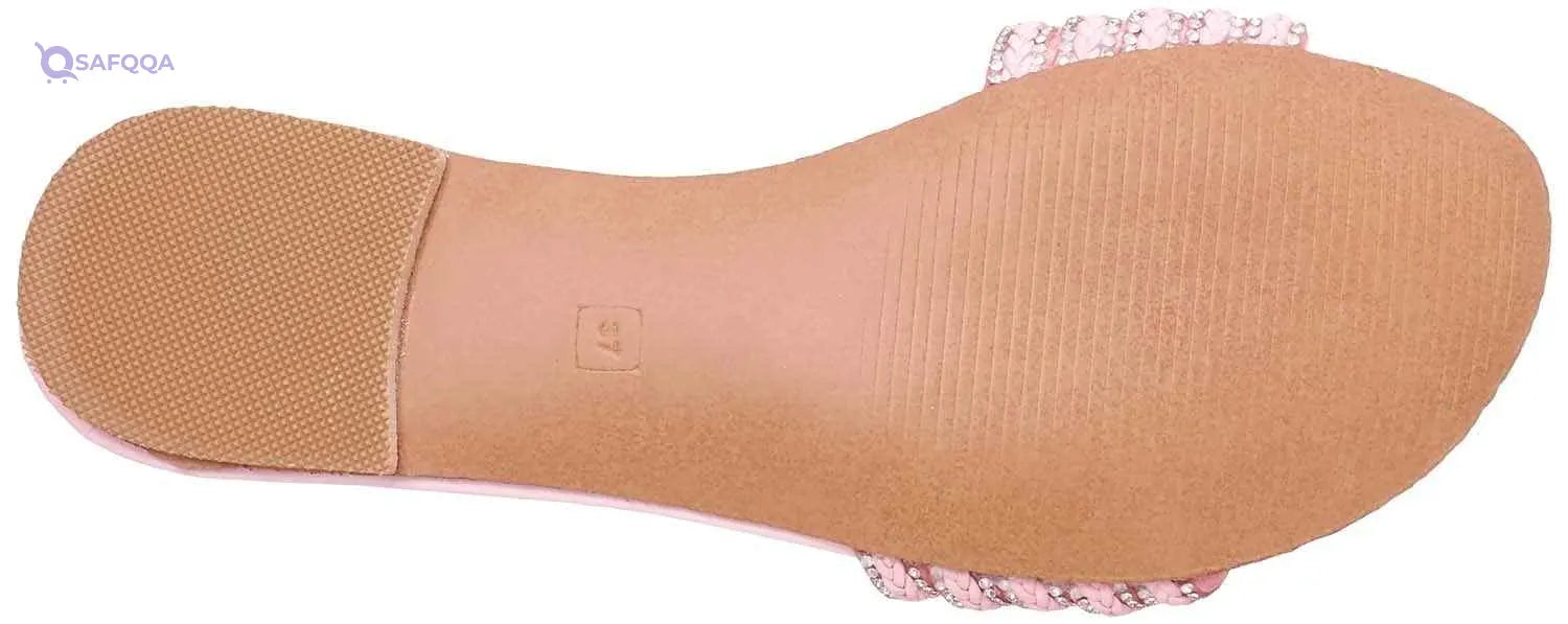 Club Aldo Round-Toe Braided Strap Slide Slippers For Women - Safqqa Egypt