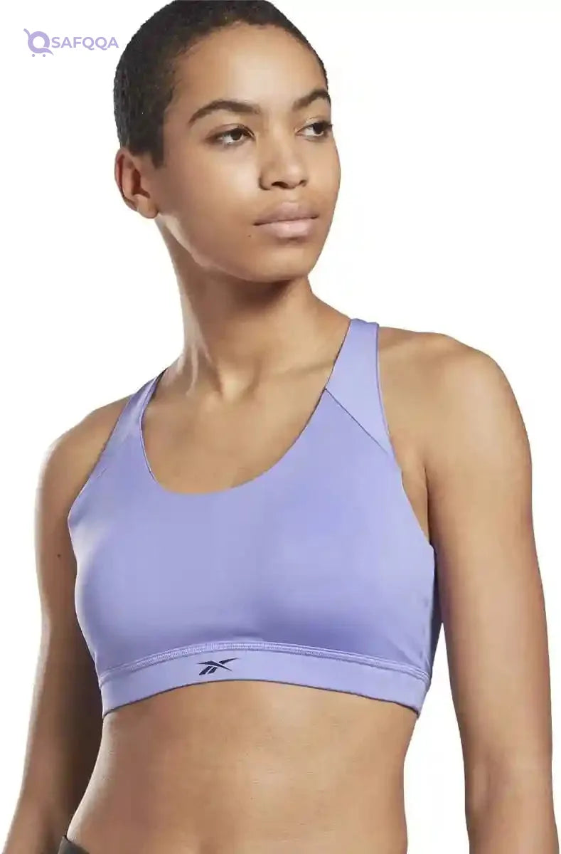Reebok Workout Ready Medium Support Front Logo Padded Bra - Safqqa