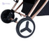 TEKNUM Feather Lite Traveller A1 Lightweight Stroller Air TravelFive Point Safety Harness Removable Cannopy 360 Degree Swivel Wheels  One Touch Brake Newborn Baby 0 -4Years -Black - Safqqa
