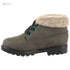 Hawsa kids girls HK1120 Half Boot ( Olive ) - Safqqa Egypt