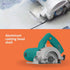 Sulfur Power Action MC1200 Marble Cutter Input 1200W 220-240V, 50Hz No Load Speed 12000/min, Blade Diameter 110mm Professional Quality (MC1200, Green) - Safqqa