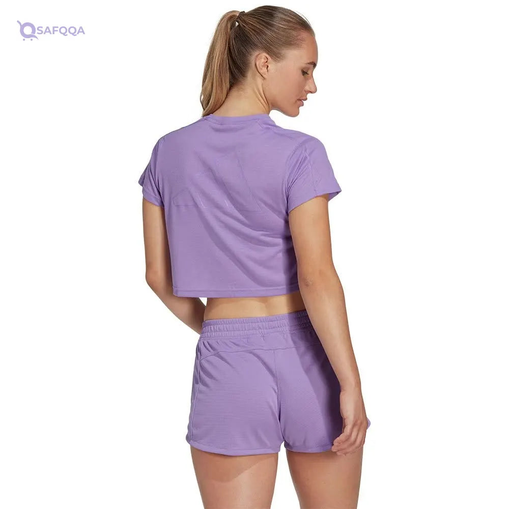 Adidas Women’s Cropped Training T-Shirt – Sporty & Comfortable - Safqqa