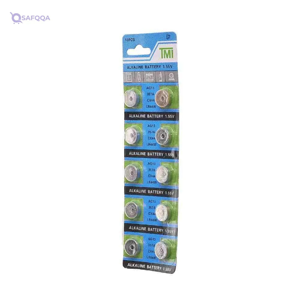 Tmi button alkaline battery - 1.55v - silver - Safqqa