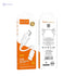 Hoco X73 - Charging And Data Transmittion Cable (2.4A -1M), USB-A To Micro-USB Plug, Compatible With Samsung Huawei Xiaomi Oppo - White - Safqqa