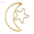 HILALFUL Moon Star Medium | Suitable for Living Room, Bedroom and Outdoor | Perfect Festive Gift for Home Decoration in Ramadan, Eid, Birthdays, Weddings, Housewarming | 1.5 m Cable - Safqqa Egypt