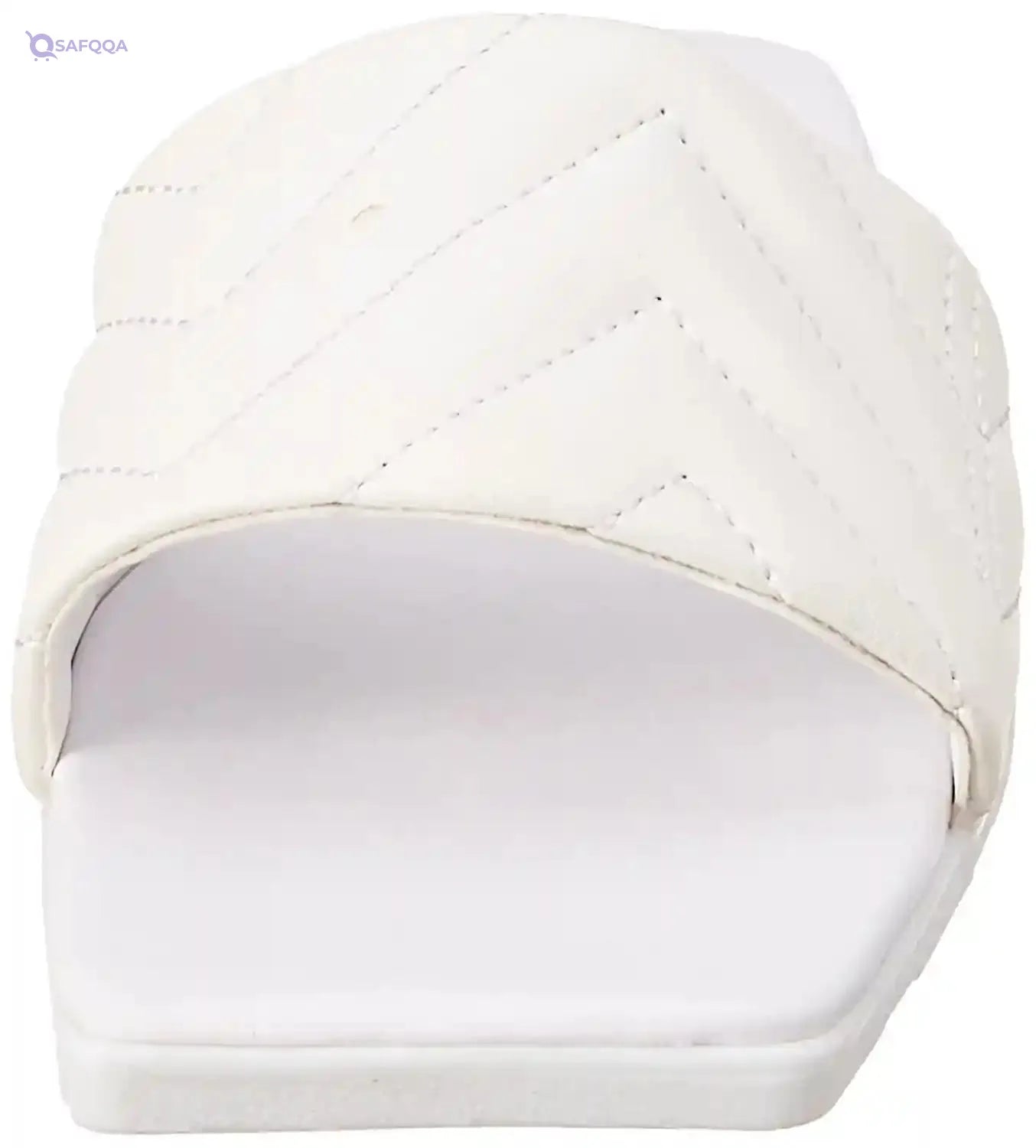 Club Aldo Quilted Square Toe Flat Slides for Women - Safqqa Egypt