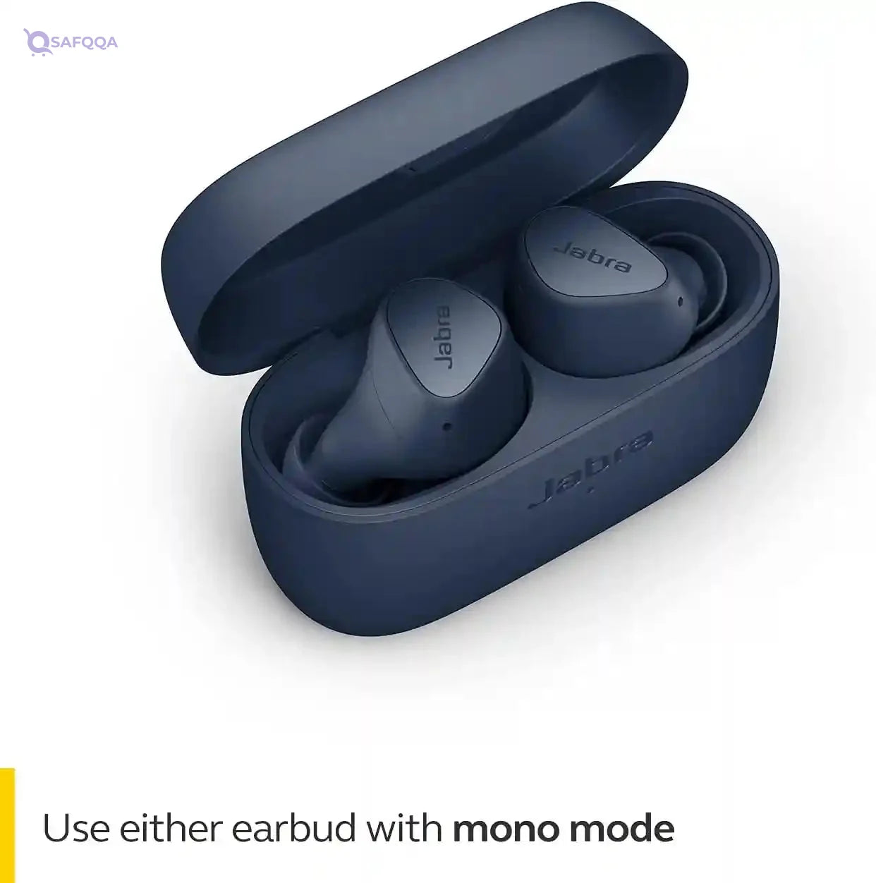 Jabra Elite 3 In Ear Wireless Bluetooth   and Mono Mode - Navy - Safqqa
