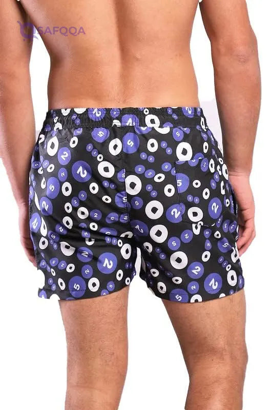 White Rabbit Swimshort For Men Quick-drying lightweight fabric - Safqqa