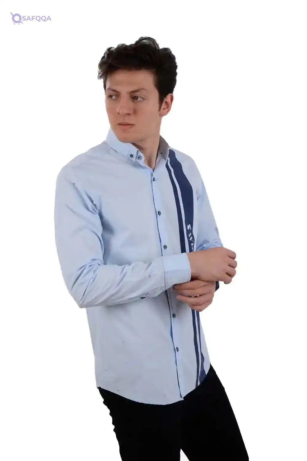 White Rabbit Mens Long Sleeve Shirt For Men's WR2011S21 Shirt (pack of 1) - Safqqa Egypt