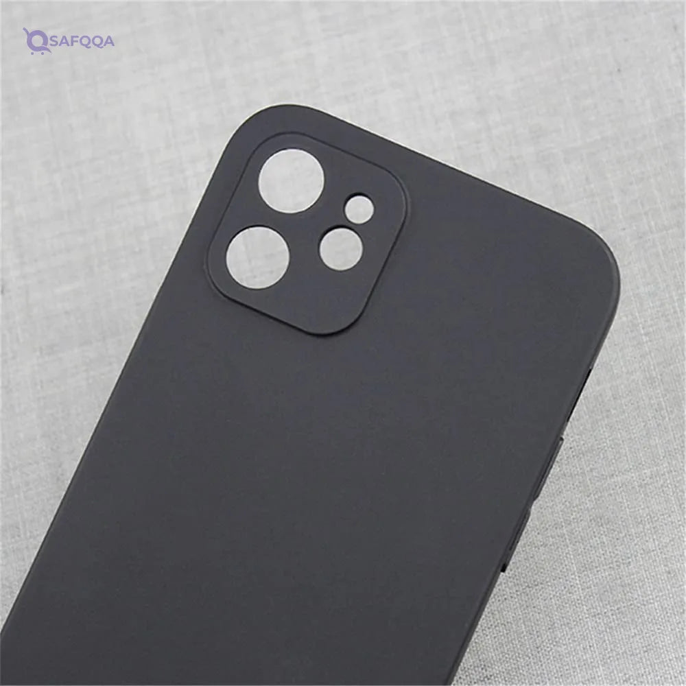 GXFCZD Case for iPhone 12, 6.1-Inch, Silky-Soft Touch, Full-Body Protective Case, Shockproof Cover with Microfiber Lining. - Safqqa